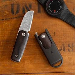 Garrett Wade Mini Damascus Rosewood Knife