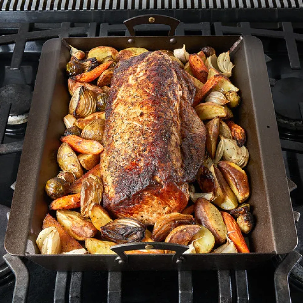 Netherton Black Iron Roasting Pan Outlet