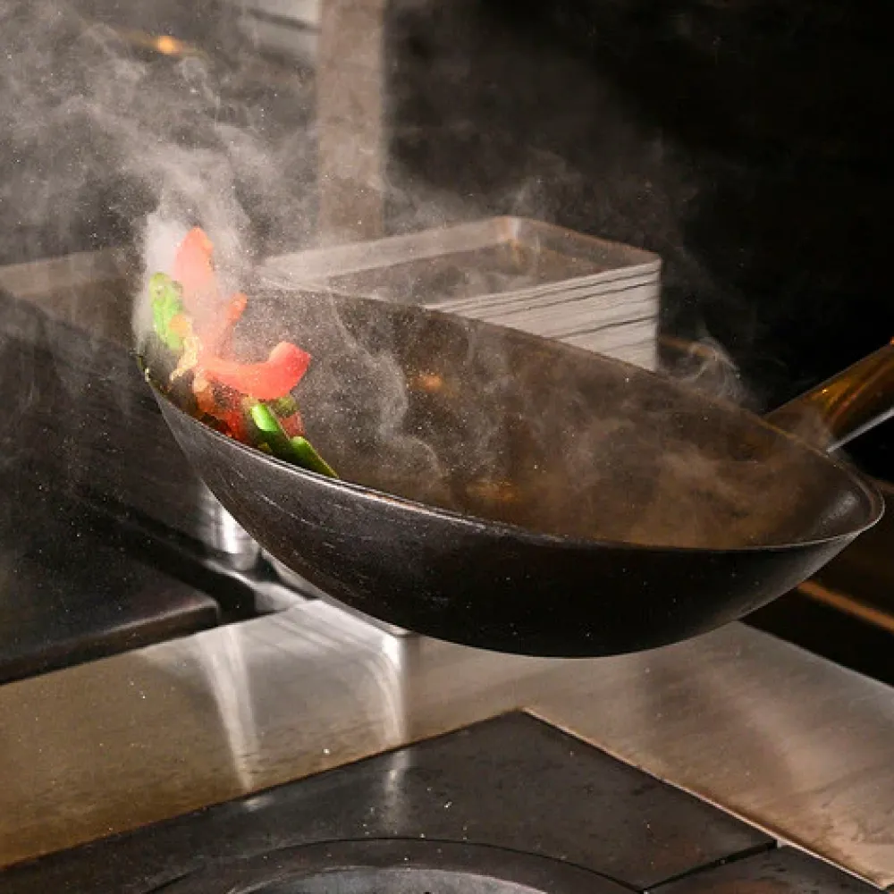 Netherton Long-Handled Spun Iron Wok Sale