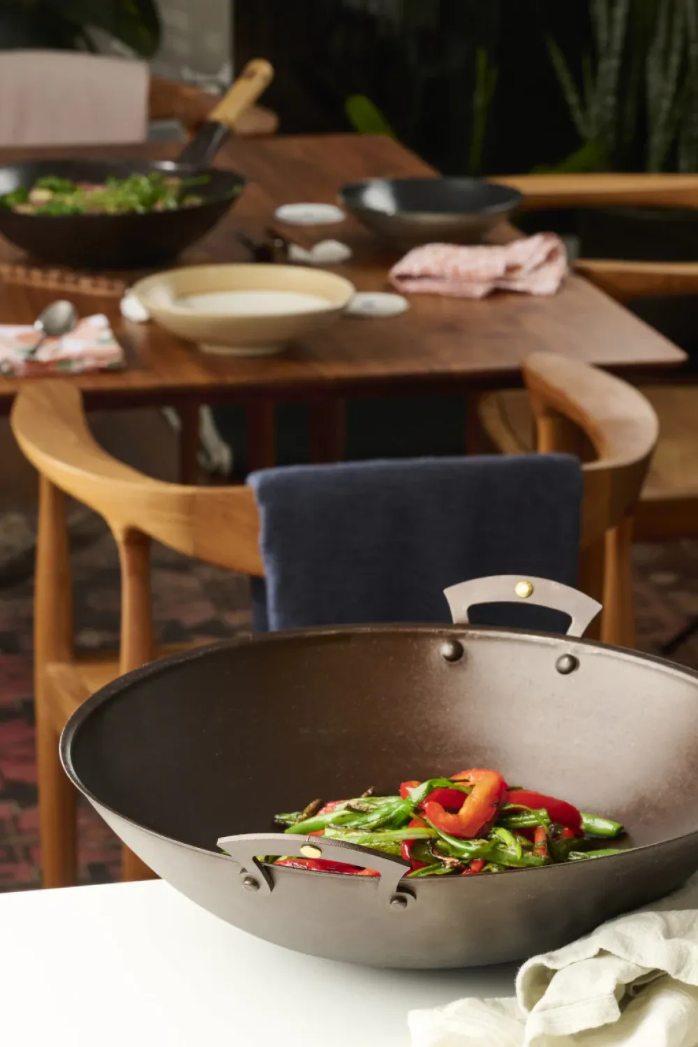 Netherton Prospector-Handled Spun Iron Wok