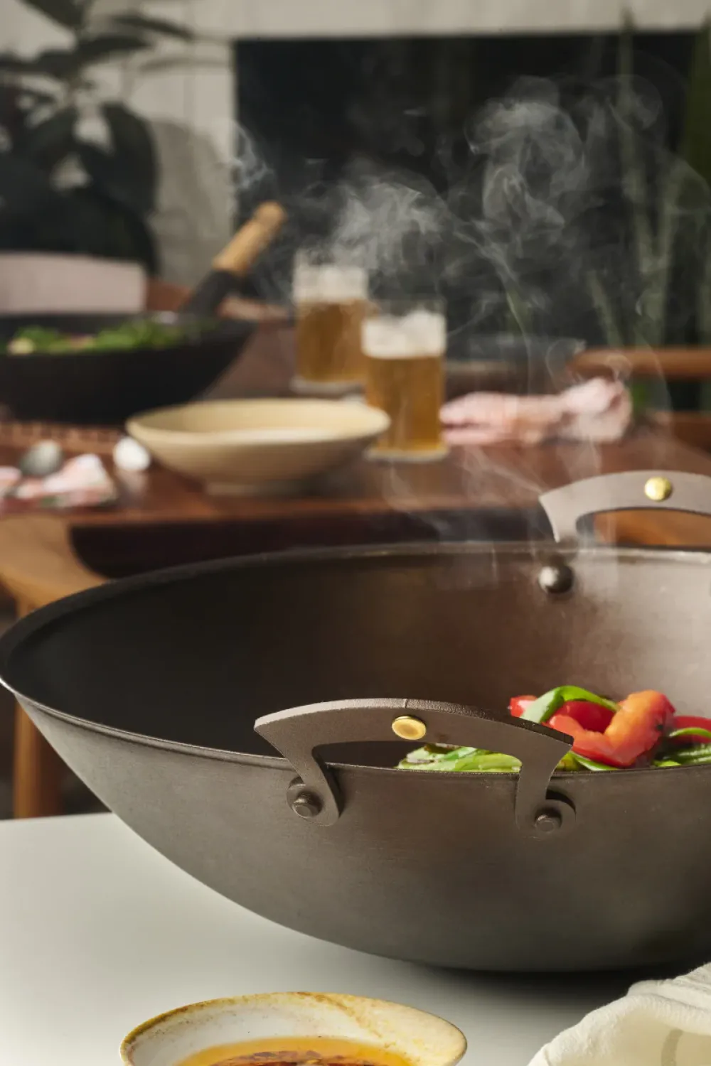 Netherton Prospector-Handled Spun Iron Wok