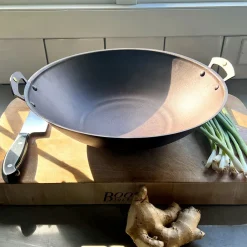 Netherton Prospector-Handled Spun Iron Wok