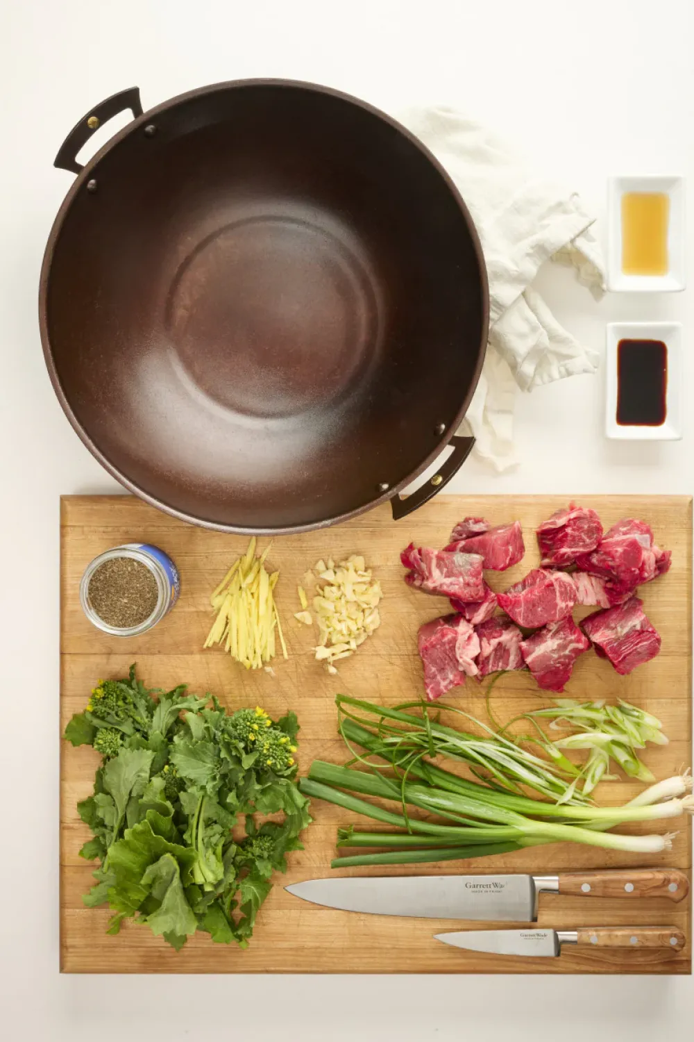 Netherton Prospector-Handled Spun Iron Wok