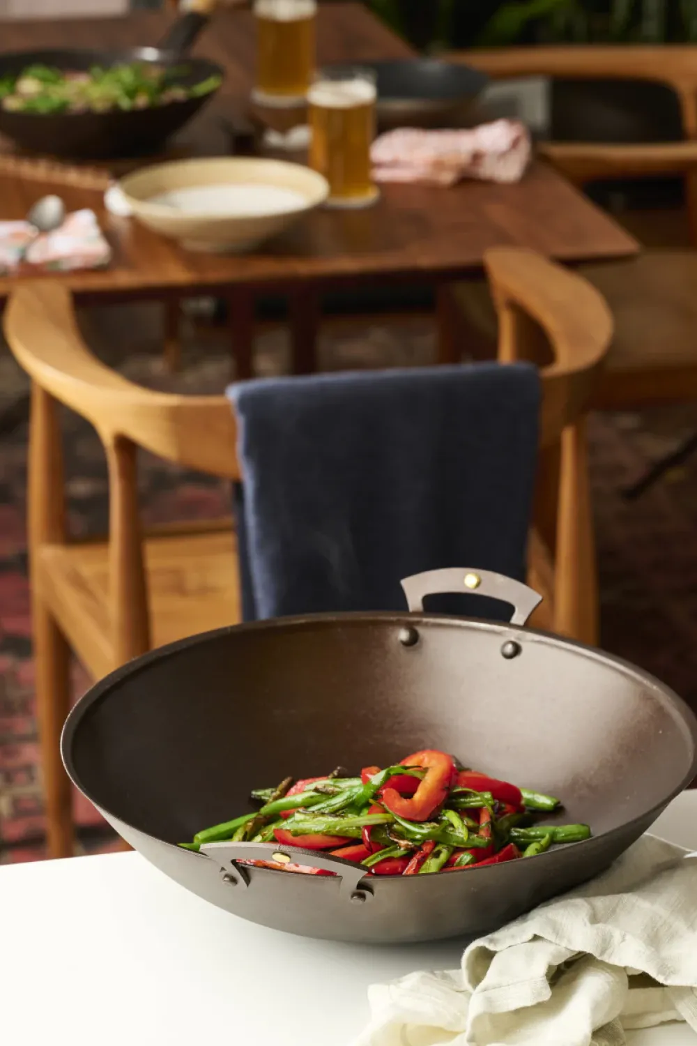 Netherton Prospector-Handled Spun Iron Wok