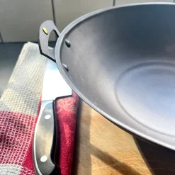 Netherton Prospector-Handled Spun Iron Wok