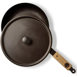 garrett-wade Netherton Spun Iron Chef's Pan with Lid Sale