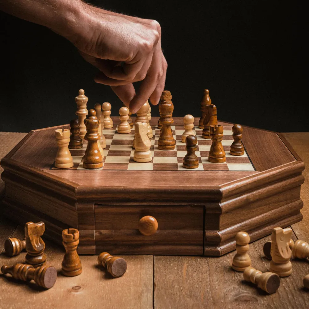 garrett-wade Octagonal Chess Set Discount