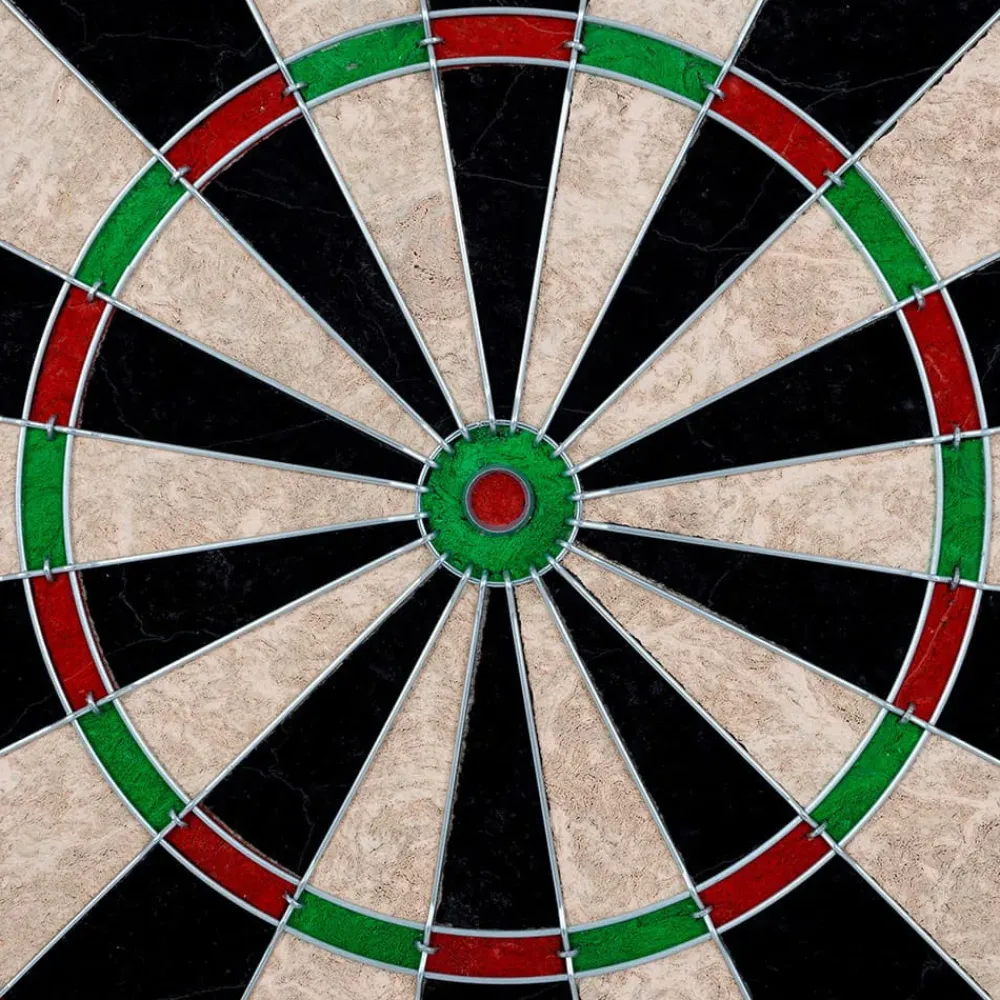 garrett-wade Old-Fashioned Dartboard Set in a Pine Cabinet