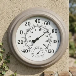 garrett-wade Outdoor Wall Thermometer and Hygrometer Outlet