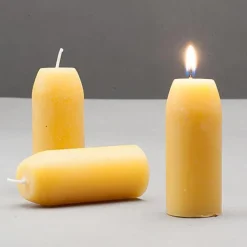 garrett-wade Pack of 3 12 hr Beeswax Candles Sale