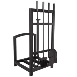 garrett-wade 5-Piece Firewood Rack Set New