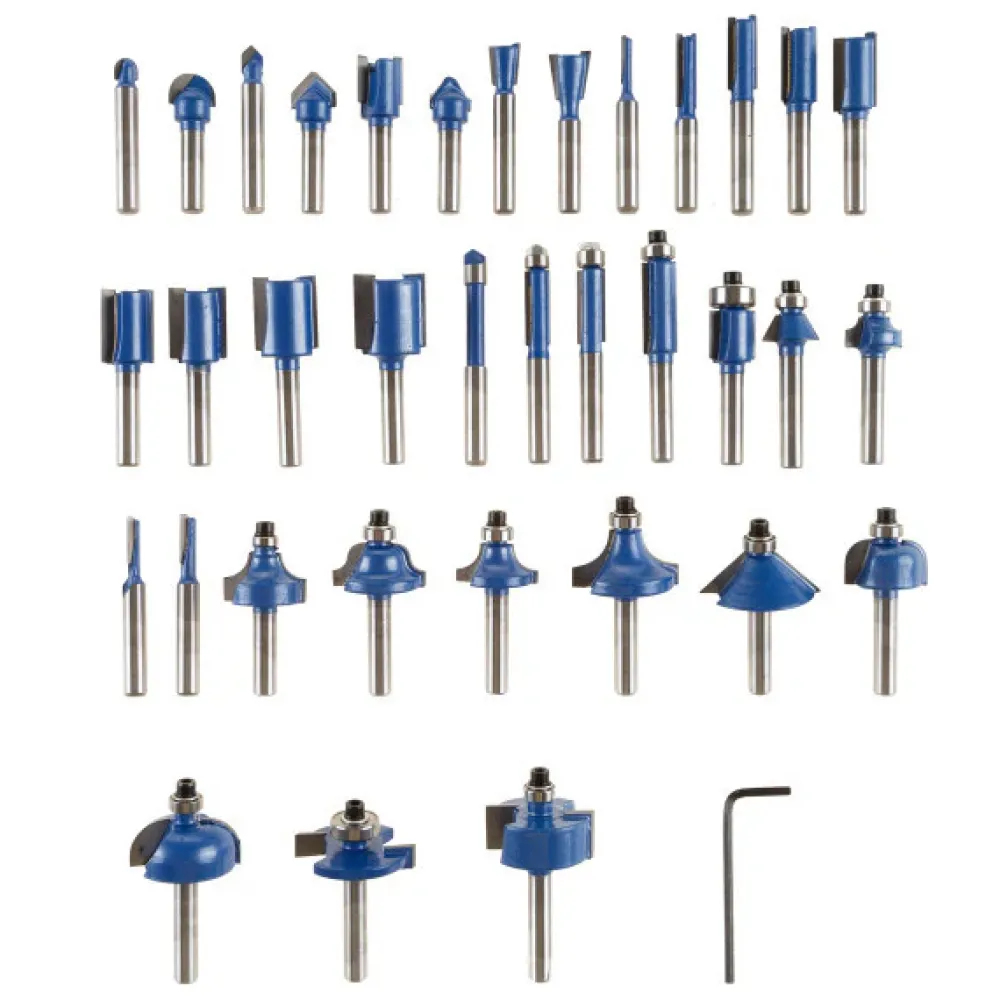 garrett-wade 35-Piece Wood Router Bits Set Hot