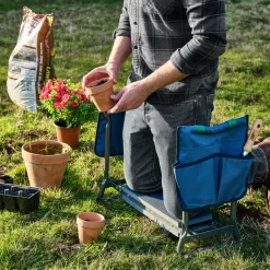 garrett-wade Portable Bench & Kneeler, Navy Online
