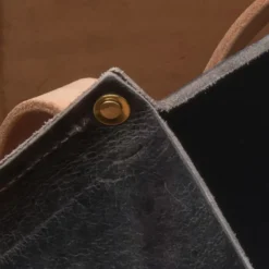 Garrett Wade Portable Leather Tool Bag- Blue Sale