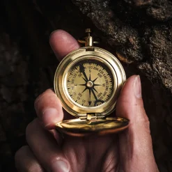 garrett-wade Push-Button Brass Compass Online