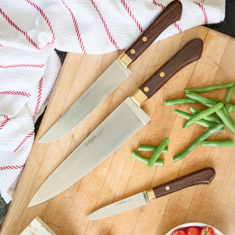 garrett-wade Red Mahogany & Brass Knives Set Outlet