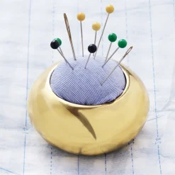 garrett-wade Set of 4 Brass Pincushions & Pattern Weights Clearance