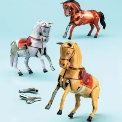 garrett-wade Set of 3 Bucking Horse Windup Toys Best