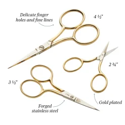 garrett-wade Set of Three Classic Embroidery Scissors Clearance