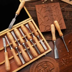 garrett-wade Set of 12 Woodcarving Chisels Online