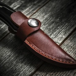 Garrett Wade Short Damascus Fixed-Blade Knife New