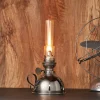 Garrett Wade Small Extra-Bright Nickel Oil Lamp