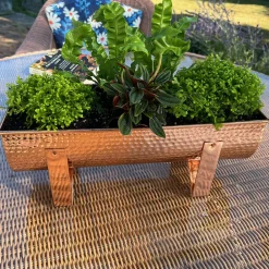 Garrett Wade Small Solid Copper Window Planter Online