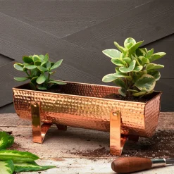 Garrett Wade Small Solid Copper Window Planter Online