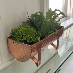 Garrett Wade Small Solid Copper Window Planter Online