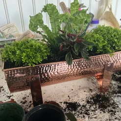 Garrett Wade Small Solid Copper Window Planter Online