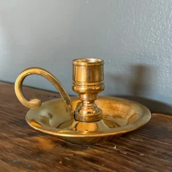 garrett-wade Solid Brass Chamberstick New