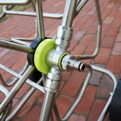 Garrett Wade Stainless Steel Mobile Garden Hose Reel New