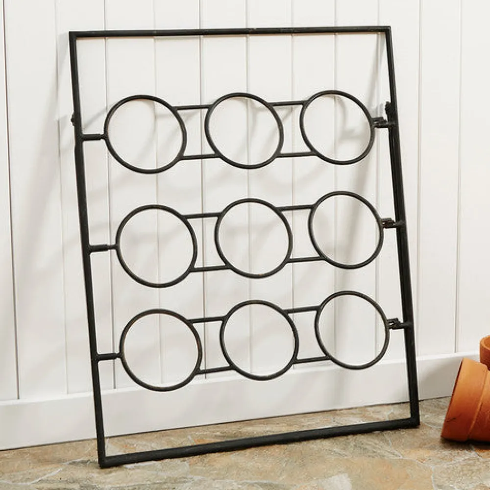 garrett-wade Terracotta Planter Stand Including 9 Pots Discount
