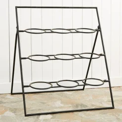 garrett-wade Terracotta Planter Stand Including 9 Pots Discount