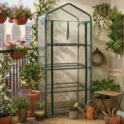 garrett-wade 4-Tier Mini Greenhouse Outlet