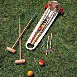 garrett-wade Traveling Croquet Set Made in France Outlet