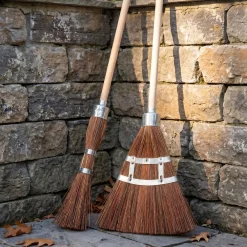 garrett-wade Two Long-Lasting Garden Brooms Discount