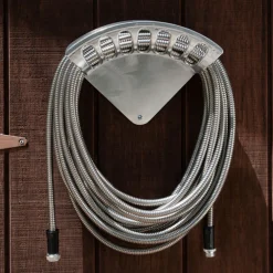garrett-wade Ultra-Durable Garden Hose and Rack Set Discount