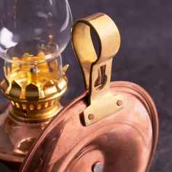 garrett-wade Unique Copper & Brass Swivel Oil Lamp Online