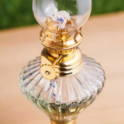 garrett-wade Victorian-Style Glass Oil Lamp Hot