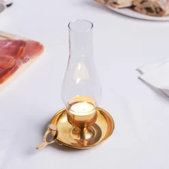 garrett-wade Vintage-Inspired Brass Candle Holder Sale