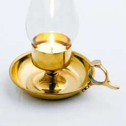 garrett-wade Vintage-Inspired Brass Candle Holder Sale