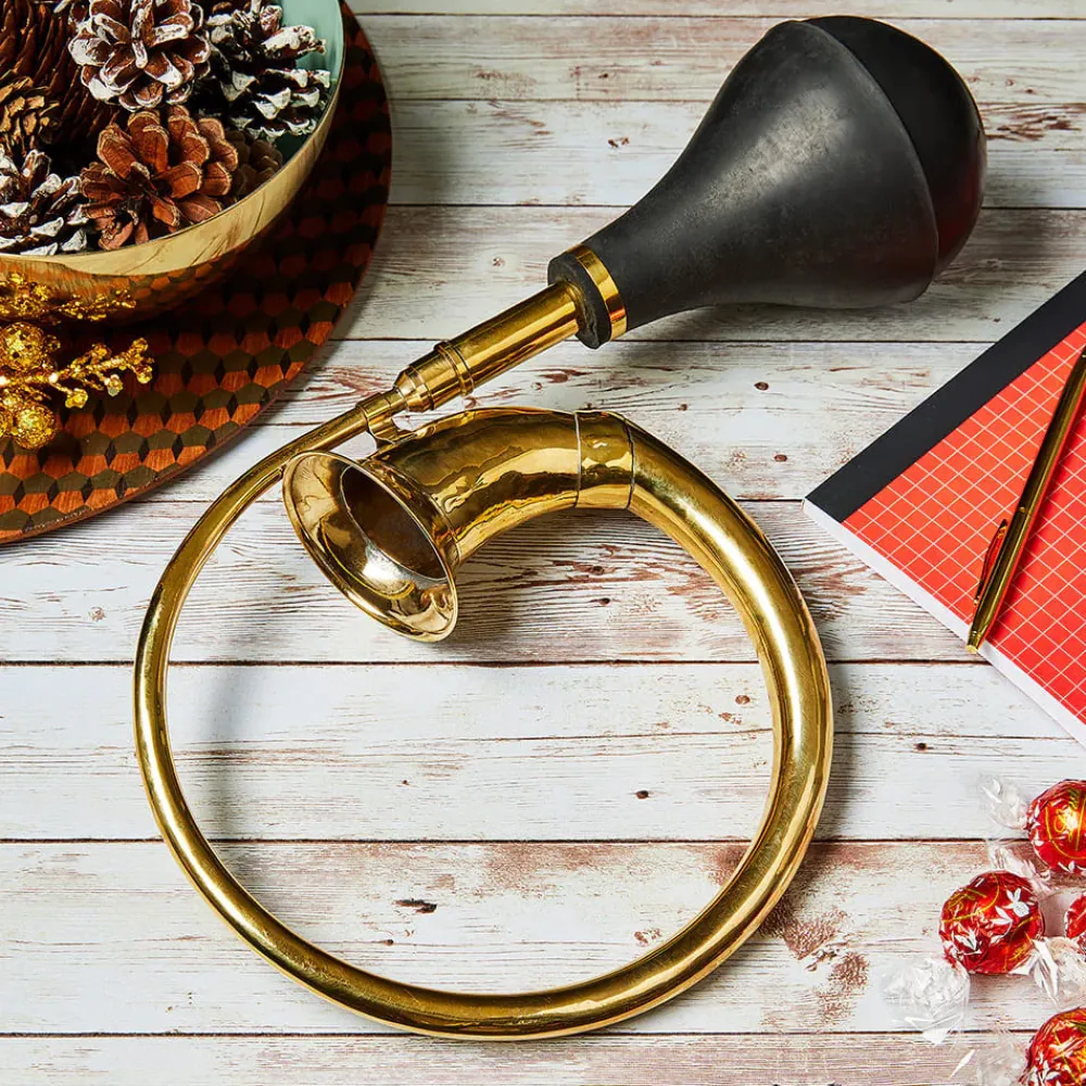 garrett-wade Vintage-Styled Brass Horn With Rubber Bulb Discount
