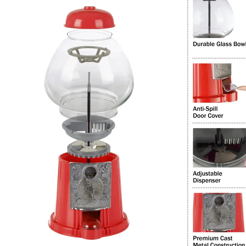 garrett-wade Vintage-Style Gumball Machine New