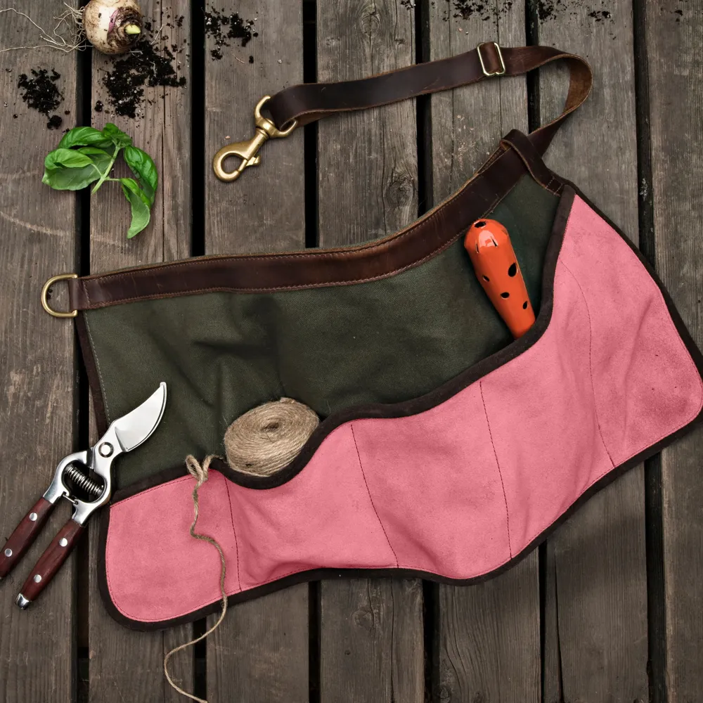 Garrett Wade Waist-Level Gardening Apron, Pink