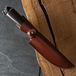 Garrett Wade Wolf-Pommel Hunting Knife Hot